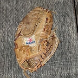 Vintage Brown Leather Baseball Glove